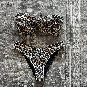 Montce leopard bikini set